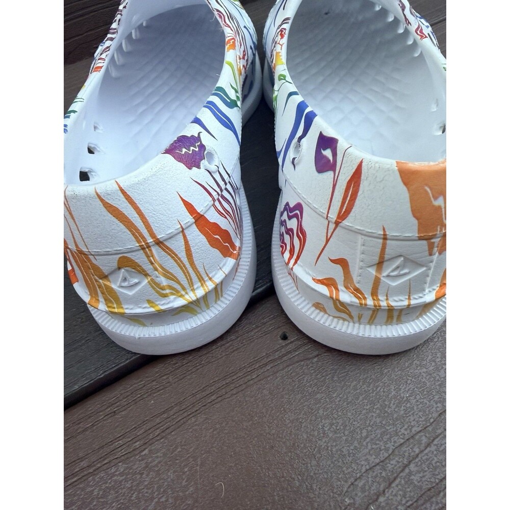 Sperry Top-Sider A/O Float Pride Boat Shoes Rainbow Kelp Seaweed Women Size 9 - Picture 7 of 7
